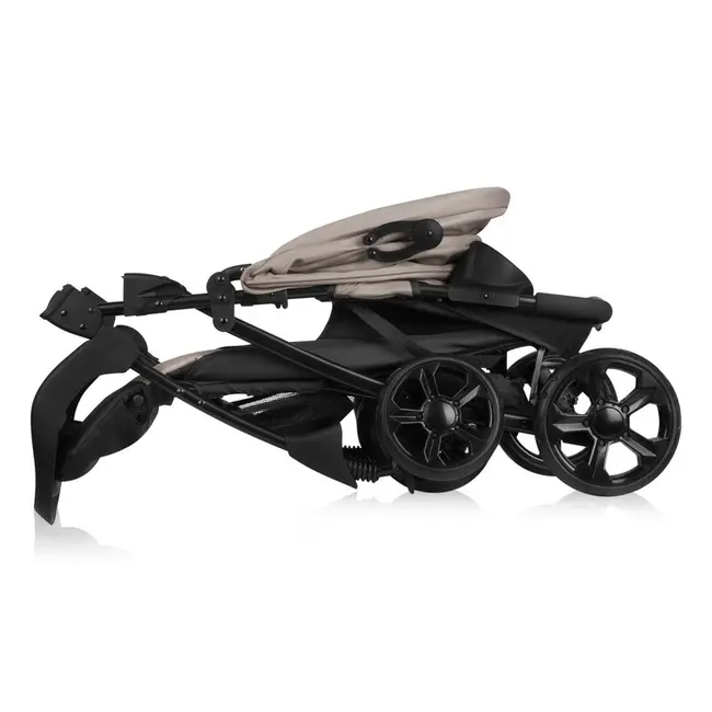 Carucior sport, Lionelo, Emma Plus, Cu tavita, 2 Suporturi pentru pahar, Geanta accesorii, Conform cu standardul european de securitate EN1888-1, Bej BYNLO-EMMA PLUS_BEIGE_LATTE