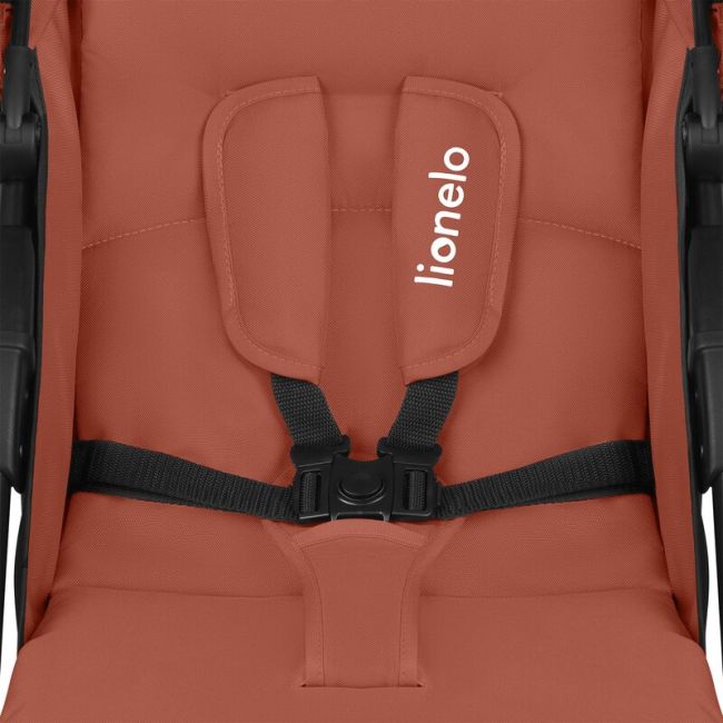 Carucior sport, Lionelo, Emma Plus, Cu tavita, 2 Suporturi pentru pahar, Geanta accesorii, Conform cu standardul european de securitate EN1888-1, Roz BYNLO-EMMA PLUS_CORAL_PINK