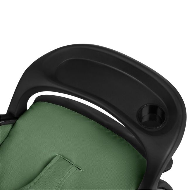 Carucior sport, Lionelo, Emma Plus, Cu tavita, 2 Suporturi pentru pahar, Geanta accesorii, Conform cu standardul european de securitate EN1888-1, Verde BYNLO-EMMA PLUS_GREEN_EMERALD