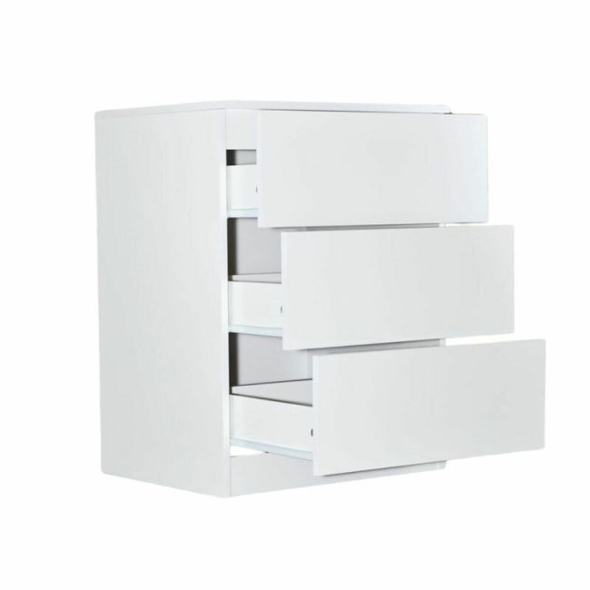 Comoda, Qmini, Wladi, Cu masa pentru infasat demontabila, Cu 3 sertare, Din pal+placa HDF, Alb BYN6426972027014