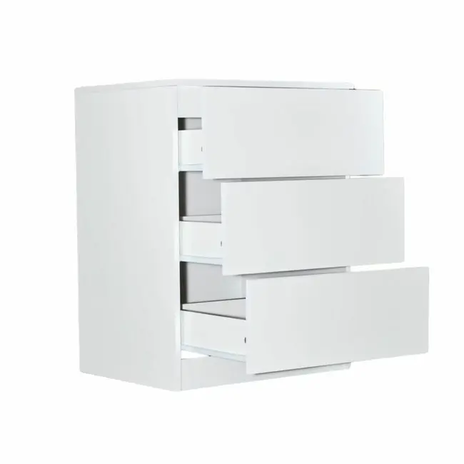 Comoda, Qmini, Wladi, Cu masa pentru infasat demontabila, Cu 3 sertare, Din pal+placa HDF, Alb BYN6426972027014