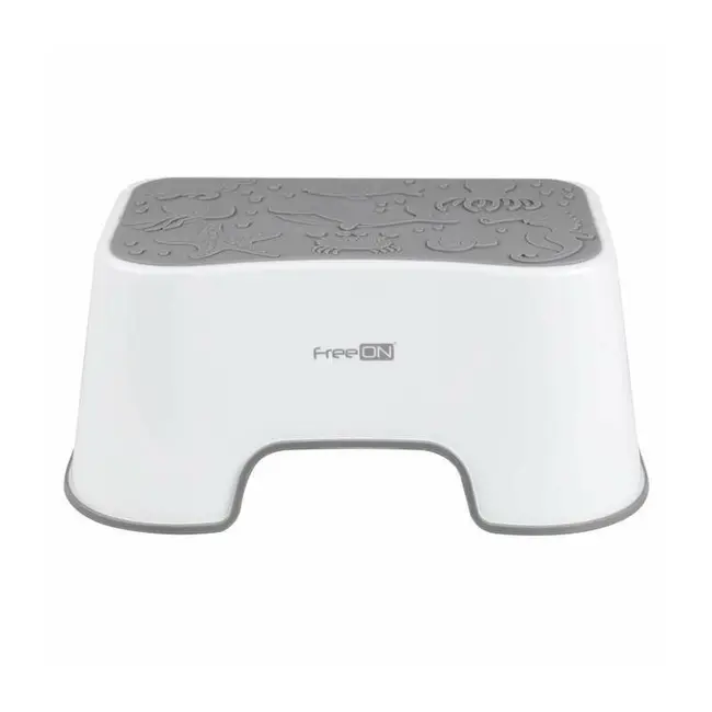 Inaltator de baie, FreeON, Antiderapant, Cu baza antialunecare, 38 x 36 x 16 cm, White/Grey BYN49232
