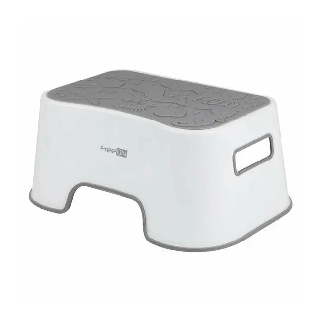 Inaltator de baie, FreeON, Antiderapant, Cu baza antialunecare, 38 x 36 x 16 cm, White/Grey BYN49232