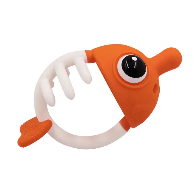 Inel Gingival Din Silicon, Mombella, Clownfish Orange KRTM02101