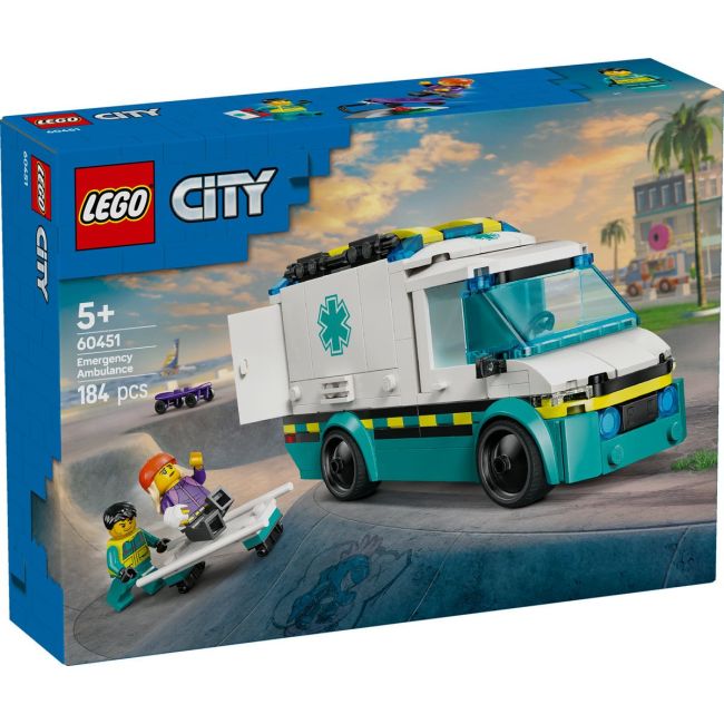 LEGO CITY AMBULANTA DE URGENTE 60451 VIVLEGO60451
