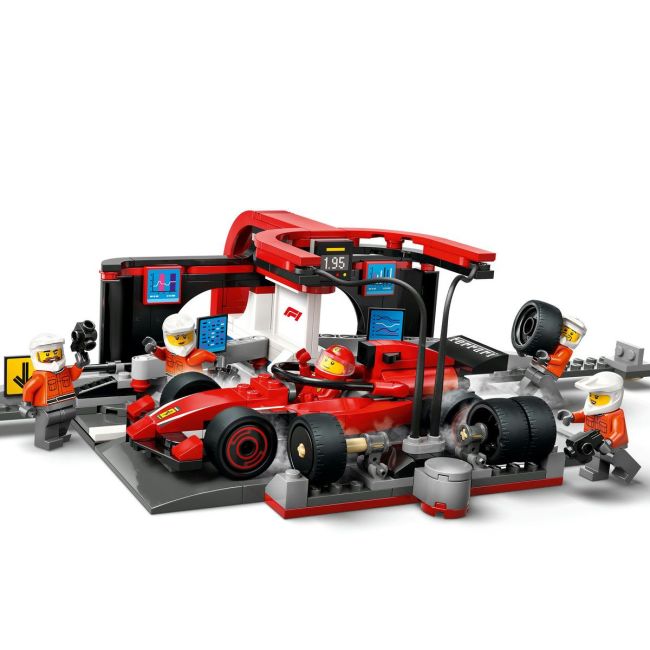 LEGO CITY BOXA SI MECANICI F1 CU MASINA FERRARI 60443 VIVLEGO60443