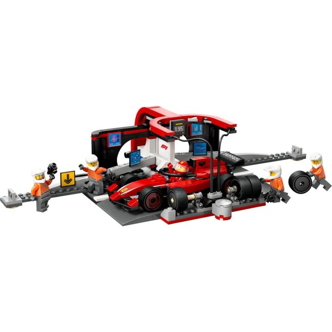 LEGO CITY BOXA SI MECANICI F1 CU MASINA FERRARI 60443 VIVLEGO60443