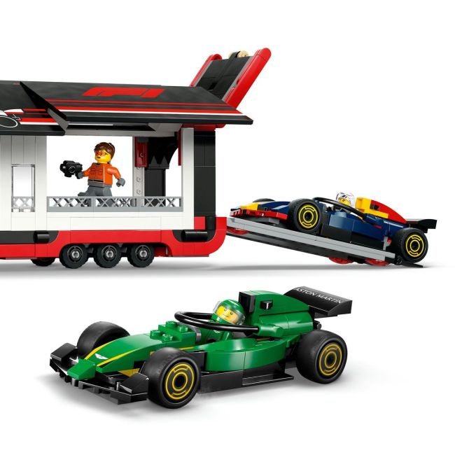 LEGO CITY CAMION F1 CU MASINILE F1 RB20 SI AMR24 60445 VIVLEGO60445