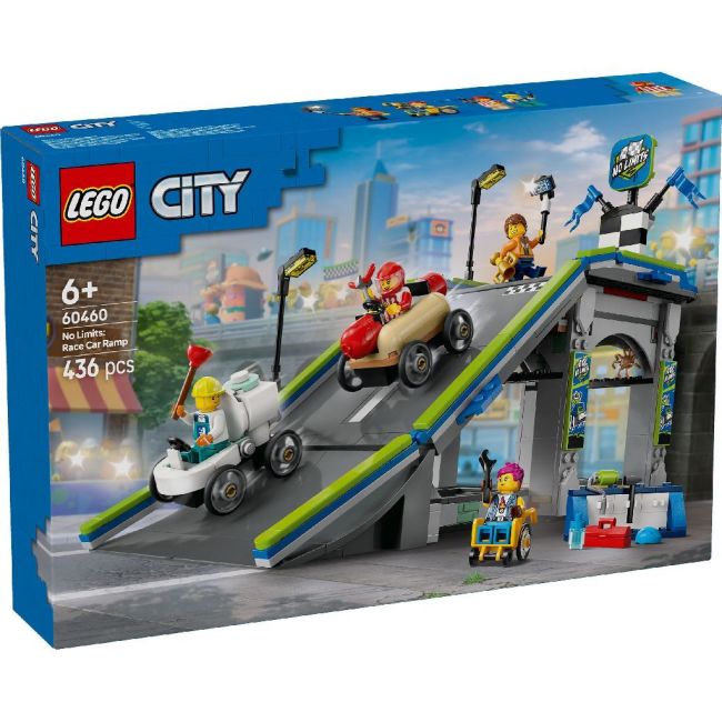 LEGO CITY FARA LIMITE: RAMPA PENTRU CURSE DE MASINI 60460 VIVLEGO60460