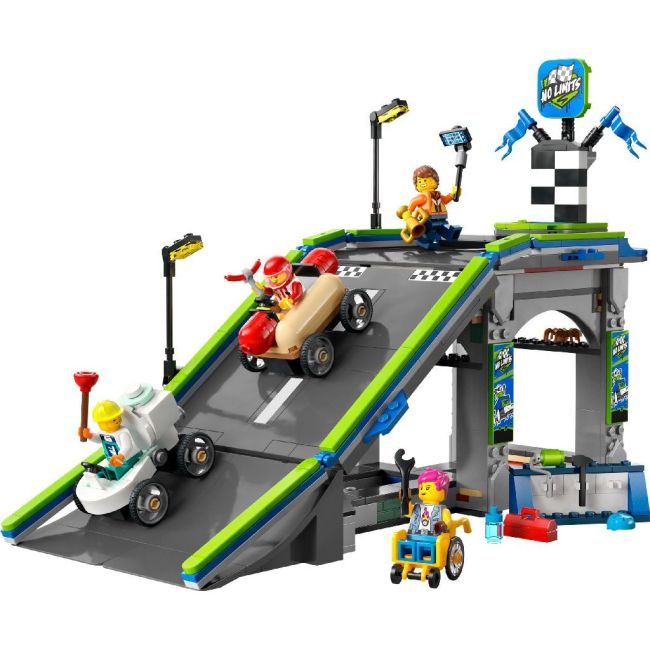 LEGO CITY FARA LIMITE: RAMPA PENTRU CURSE DE MASINI 60460 VIVLEGO60460