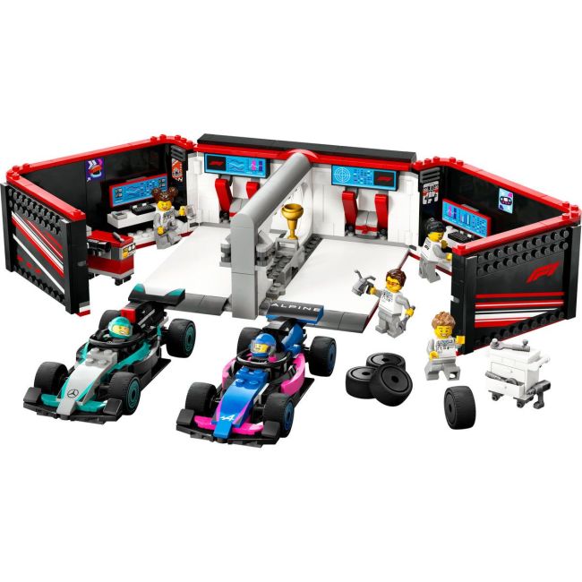 LEGO CITY GARAJ F1 SI MASINI MERCEDES-AMG SI ALPINE 60444 VIVLEGO60444