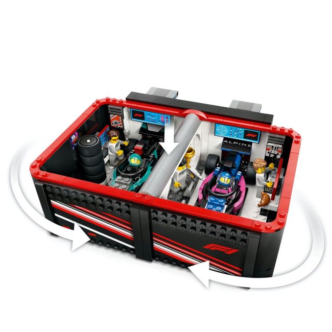 LEGO CITY GARAJ F1 SI MASINI MERCEDES-AMG SI ALPINE 60444 VIVLEGO60444
