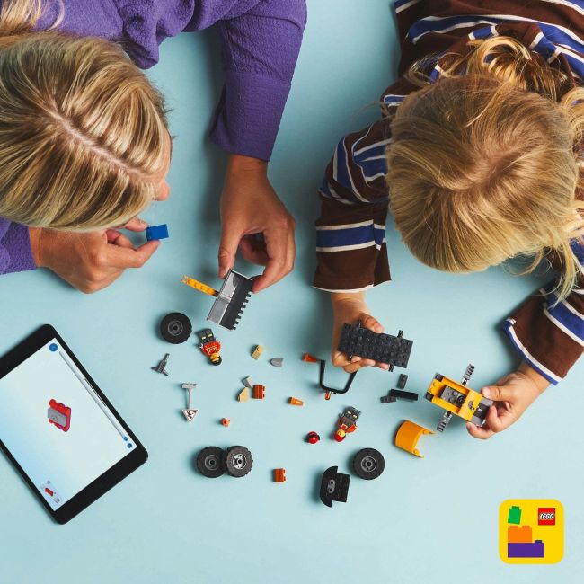LEGO CITY INCARCATOR PE ROTI GALBEN PENTRU CONSTRUCTII 60450 VIVLEGO60450