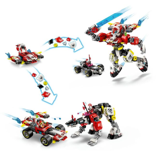 LEGO DREAMZZZ ROBOTUL TIGRU AL LUI COOPER SI MASINA HOT ROD A LUI ZERO 71497 VIVLEGO71497