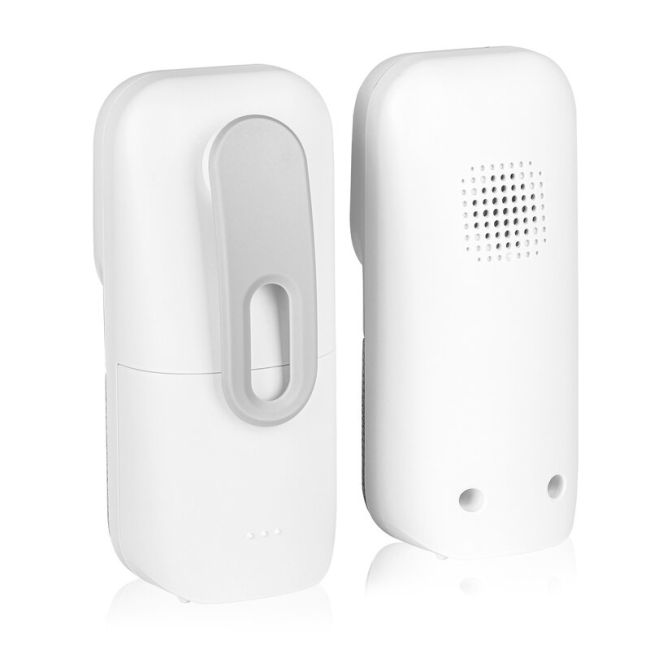 Monitor, Lionelo, Babyline 2.3, Comunicare bidirectionala, Cantece de leagan, sunete ambientale si zgomote din natura, Cu Vibratii si LED-uri, Cu senzor temperatura, Cu raza de actiune 70/400m, Portabil, Alb BYNLOC-BABYLINE_2.3