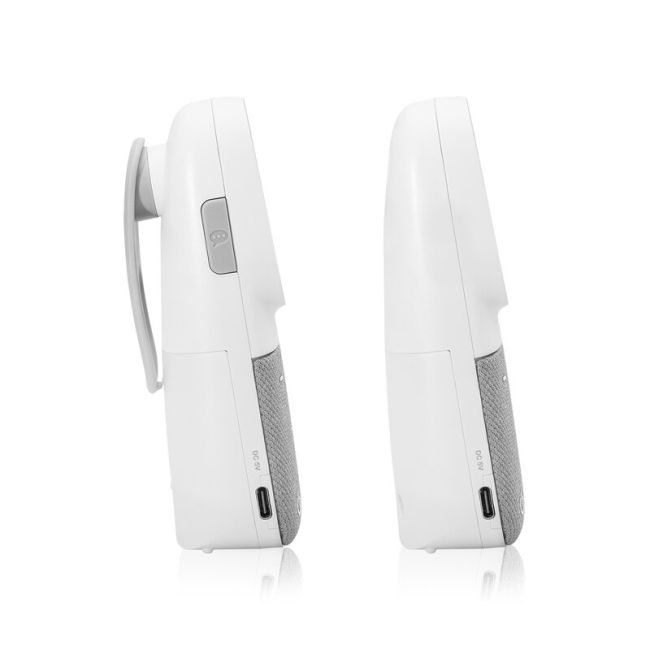 Monitor, Lionelo, Babyline 2.3, Comunicare bidirectionala, Cantece de leagan, sunete ambientale si zgomote din natura, Cu Vibratii si LED-uri, Cu senzor temperatura, Cu raza de actiune 70/400m, Portabil, Alb BYNLOC-BABYLINE_2.3