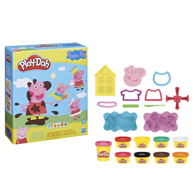 PLAY-DOH SET PEPPA PIG PLASTILINA CU ACCESORII VIVF1497