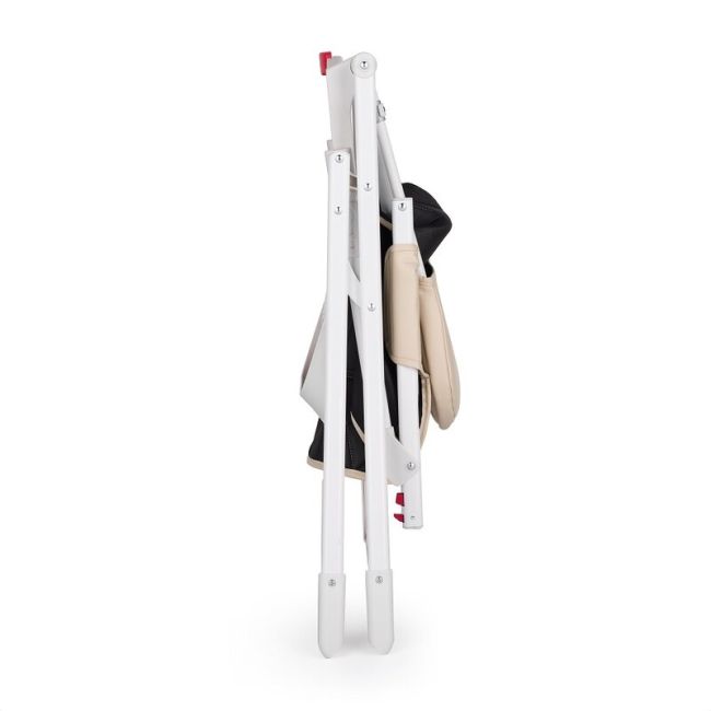 Scaun de masa, Feedo, Bite, Pliabil, Pana la 15 kg, Aspect elegant, Suport de picioare ajustabil, Cu tavita detasabila, 6- 36 luni, Conform cu EN14988-2:2006+A1:2012, Pastel Beige BYN219225
