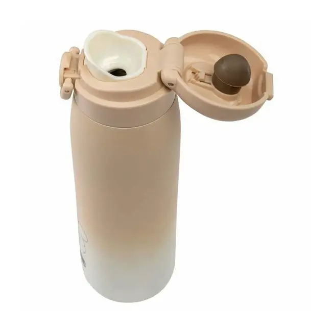 Termos lichide, FreeON, Din otel inoxidabil, Cu mentinere de temperatura de pana la 12 ore, 480 ml, Beige BYN380708