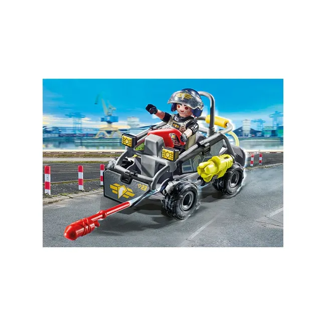 PLAYMOBIL - VEHICUL SWAT PENTRU TEREN SI APA ARTPM71147