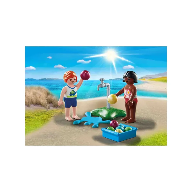 Playmobil - Figurine Copii Cu Baloane De Apa ARTPM71166