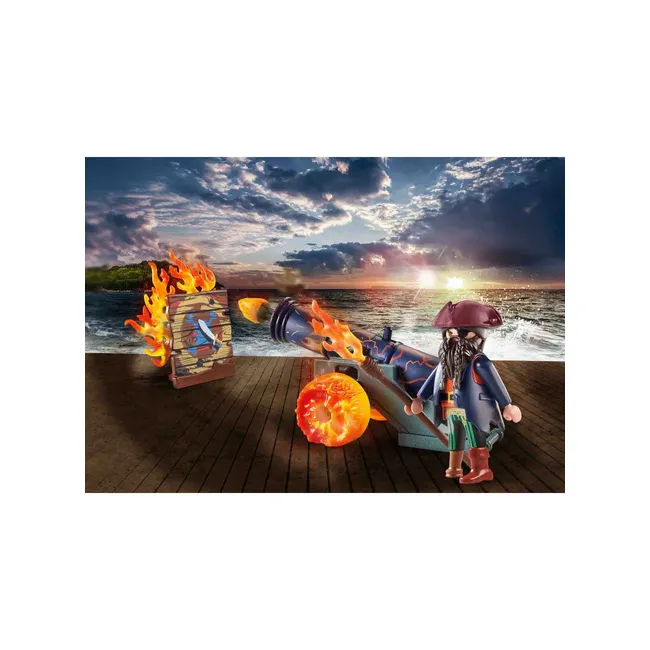 Playmobil - Set Cadou Pirat Cu Tun ARTPM71189