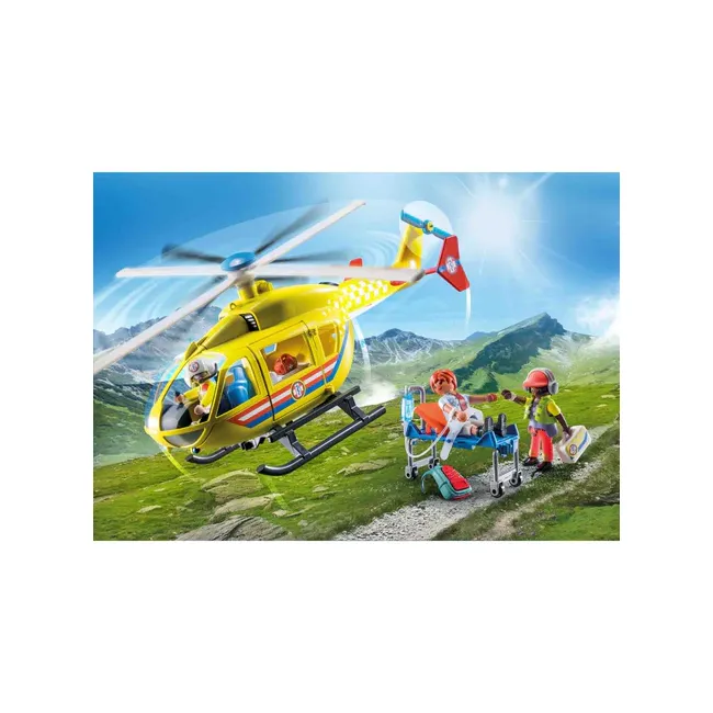 Playmobil - Elicopter Galben De Salvare ARTPM71203