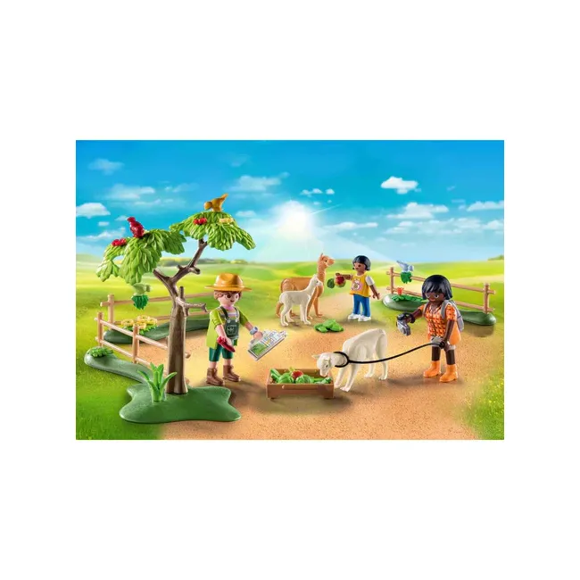 Playmobil - La Plimbare Cu Alpaca ARTPM71251