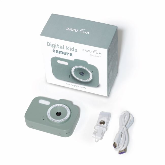 Camera digitala distractiva pentru copii ZAZU Verde TNAZA-CAMERA-02
