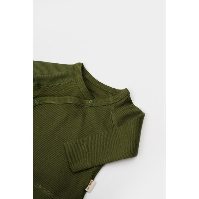 Cutie 4 piese pentru nou nascut - 100% bumbac organic - Verde, BabyCosy JEMBC-CSYM26505
