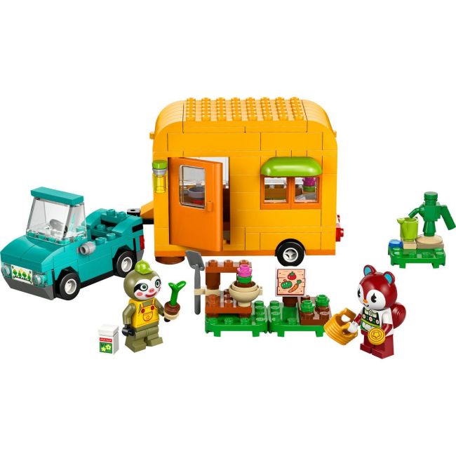 LEGO ANIMAL CROSSING CARAVANA SI MAGAZINUL DE GRADINARIT AL LUI LEIF 77054 VIVLEGO77054