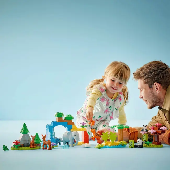 LEGO DUPLO FAMILII DE ANIMALE SALBATICE 3 &Icirc;N 1 10446 VIVLEGO10446