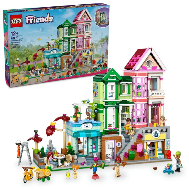 LEGO FRIENDS APARTAMENTE SI MAGAZINE &Icirc;N ORASUL HEARTLAKE 42670 VIVLEGO42670