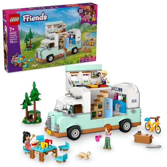 LEGO FRIENDS AVENTURA ÎN RULOTA CU PRIETENII 42663 VIVLEGO42663