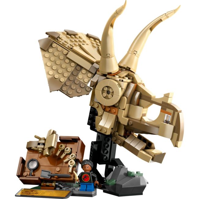 LEGO JURASSIC WORLD FOSILE DE DINOZAUR CRANIU DE TRICERATOPS 76969 VIVLEGO76969