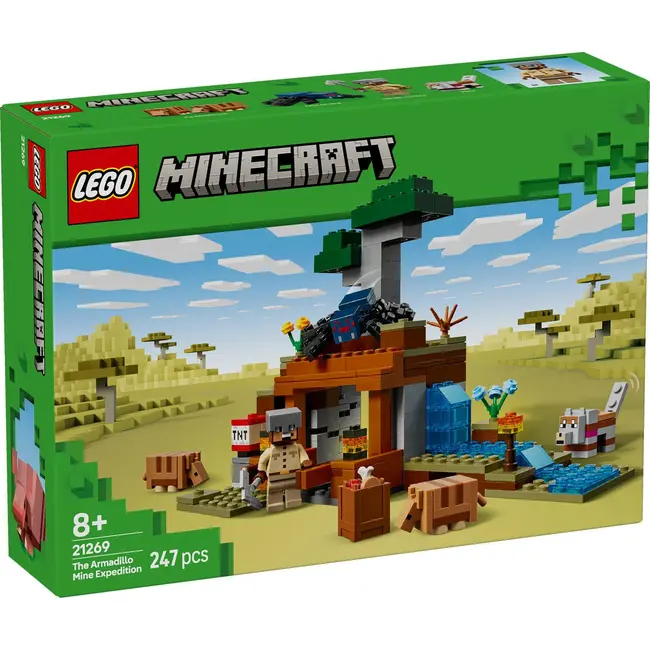 LEGO MINECRAFT EXPEDITIA DE MINERIT CU TATU 21269 VIVLEGO21269