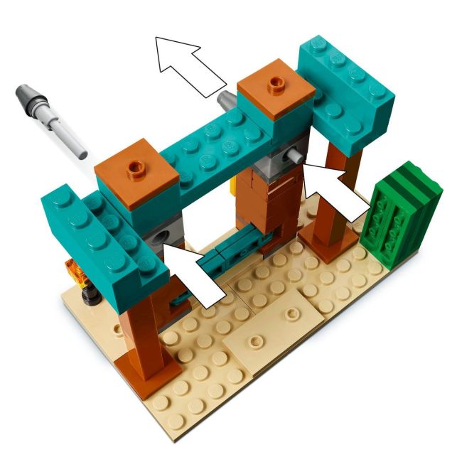 LEGO MINECRAFT PATRULA ILLAGER ÎN DESERT 21267 VIVLEGO21267