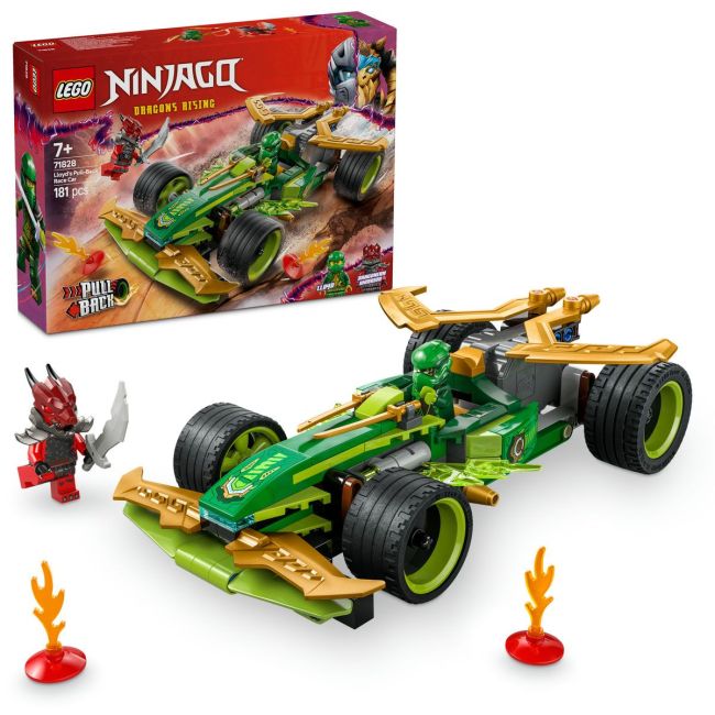 LEGO NINJAGO MASINA DE CURSE PULL-BACK A LUI LLOYD 71828 VIVLEGO71828