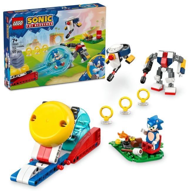 LEGO SONIC ÎNFRUNTARE LA FOCUL DE TABARA AL LUI SONIC 77001 VIVLEGO77001