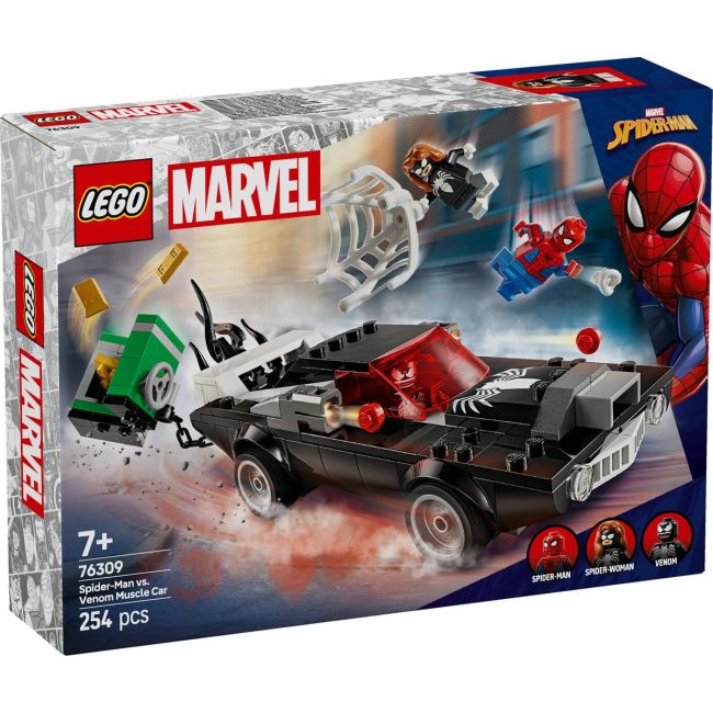 LEGO SUPER HEROES OMUL PAIANJEN VS. MASINA FORTOASA A LUI VENOM 76309 VIVLEGO76309