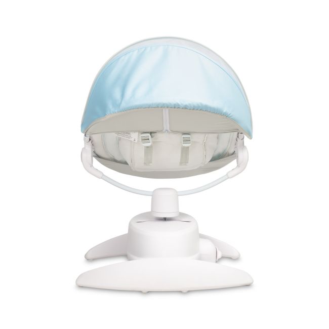 Leagan electric rotativ 360⁰ cu telecomanda, melodii, sunete, senzor de mișcare și inclinare reglabila Caretero OPTI Albastru PMICTERO-8006