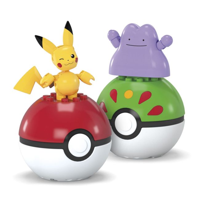 POKEMON MEGA SET DOUA BILE DITTO SI PIKACHU 42 PIESE VIVMTHXP11_JCT43