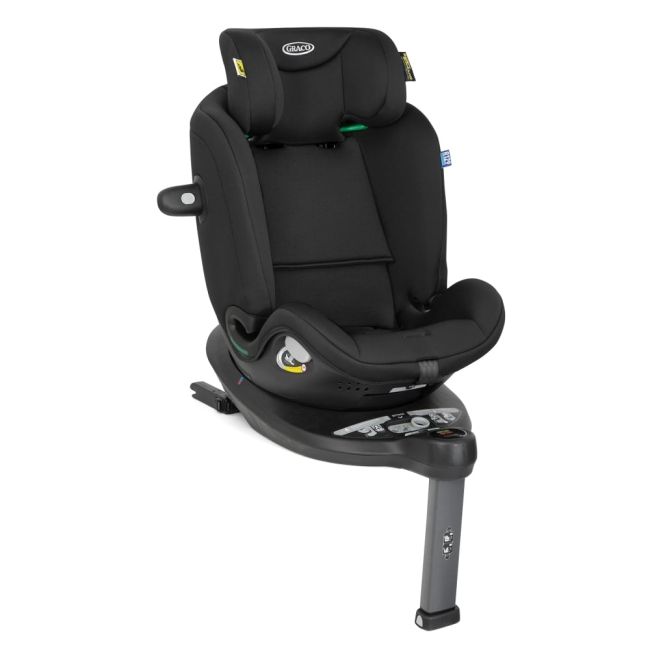 Scaun auto Graco rotativ 360 Turn2Me Grow 0-7 ani I-Size Midnight ERFGC2404AAMDN000