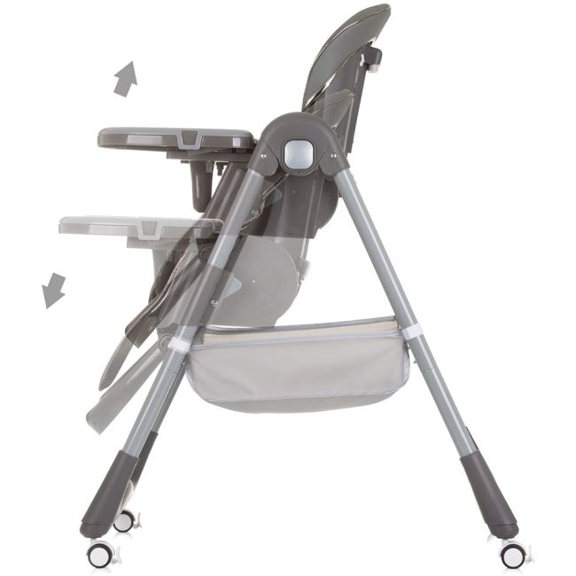 Scaun de masa chipolino first spoon ash grey hubsthfs02401as