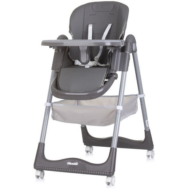 Scaun de masa chipolino first spoon ash grey hubsthfs02401as