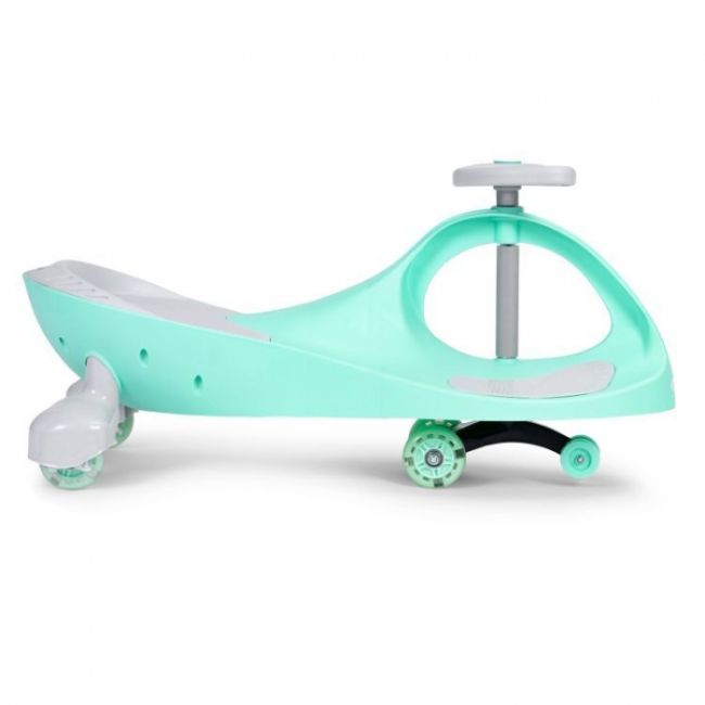 Trotineta gravitationala tip barca cu roti led ecotoys ym-sw-1 - verde edeediym-sw-1green