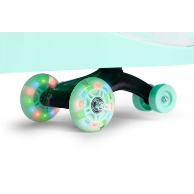 Trotineta gravitationala tip barca cu roti led ecotoys ym-sw-1 - verde edeediym-sw-1green