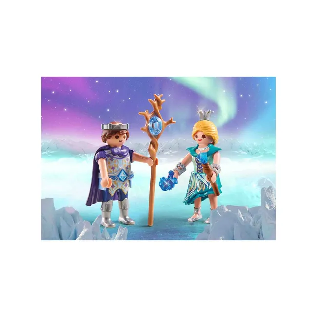 Playmobil - Set 2 Figurine - Printul Si Printesa Ghetii ARTPM71208