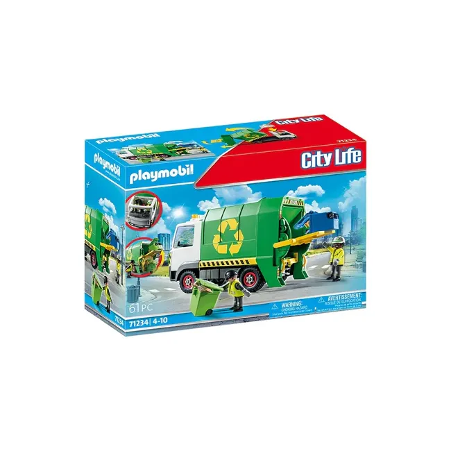 Playmobil - Camion De Reciclare Cu Accesorii ARTPM71234