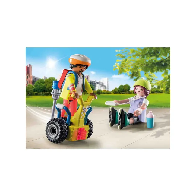 Playmobil - Set Salvator Cu Masina De Echilibru ARTPM71257